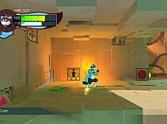 Oh so hero gay hentai with endless cumshot and hot footjob on beach