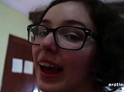 Intense lesbian threesome with hot amateurs licking pussies