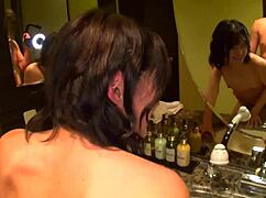 20 nagasaki kaede masturbates with vibrator while watching porn.