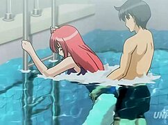 Step Sister And Brother Fuck Intensely In Pool, Almost Caught