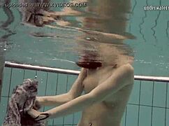 Loris Licicia Enjoys Underwater Swimming in the Nude