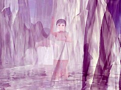 Anime Girl Leo Tries Mixed Bath In Secret Hot Spring Without Towel.