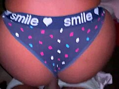 Doing it at her grandparents' place, keep it quiet! Shhh, don't get caught!