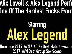 Sexy alix lovell deepthroats and licks pussy with big tits