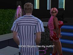 nicki m rides a lucky fan's cock in 3d hentai