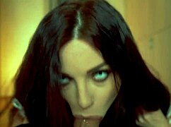Horror Sex Demon Possessed Woman, Forced to CUM ON FACE for Exorcism in Rough POV.
