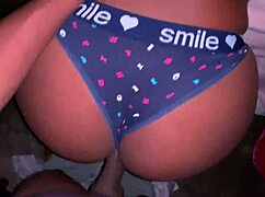 Doing it at her grandparents' place, keep it quiet! Shhh, don't get caught!