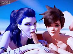 Dive into this femme fatale 3d pmv hmv with music and pov 😍 part 02