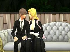 Light Yagami Feels Intense Pleasure in Hentai Trio with Rangiku and Bulma, Wanting to Cum Inside