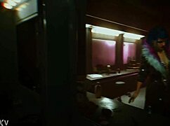 evelyn parker dancing in hammer club sex scene from cyberpunk 2077 ultra settings