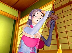 cute girl in sexy maid costume riding my big cock so hard 😍 3d hentai orgasm