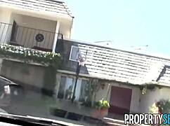 horny wife selling house tricks strangers into hardcore fucking