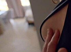 i helped my stepsis star in commercial and came hard on her tits...
