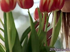 Wow, watch this alluring babe get fucked sensually in missionary!