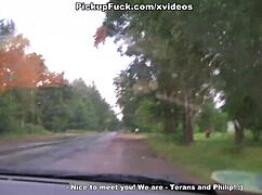 Hard Sex With 18 Year Old Blonde In Public Pickup Outdoor Reality Scene