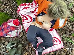 My husband breaks my ass while we take a walk by the river creampie tits wife italian anal whore couple slut natural tits