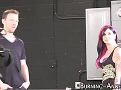 Alternative Slut Poses In Heels And Lingerie