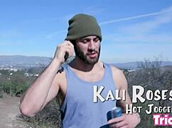 Blonde Kali Roses Gets Fucked During Birdbox Challenge With Tattoos And Monster Cock