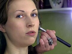 teen annett a poses nude backstage