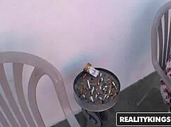 i'm watching kierstin koyote suckin' romeo price's cock on the street, it's so hot