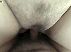 i fuked my cheatin wife in pov, cummin inside her hairy pussey