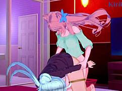 Cagliostro, chris yukine, maria cadenzavna eve in intense futanari sex