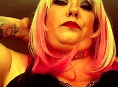 chubby brit domme tina snua enjoys a superking cigarette while chatting