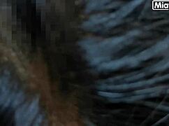 thai couple bangs in hotel, showing off to maid and guests, raw creampie!