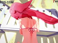 Yae Miko Bikini Sex on Beach in Genshin Impact