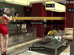 Beautiful big tits and big ass in hardcore action in a fashion business game