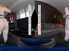 penny pax teases with her big tits in virtual reality fucking