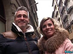 public agent wifey rides stranger while hubby waits