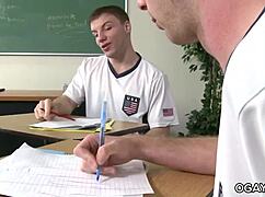 Gay Students Engage In Intense Anal Fucking With Big Cocks While Teacher's Away