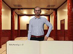 In bound to college 01, i meet my new gay roommate in a cute outfit with a big cock.