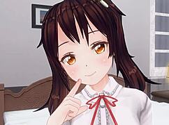 sister's anal tease with edging handjob in uncensored anime