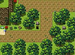 Tanned Natsuki in hentai game ep 5. Strangers can’t resist her plump body.