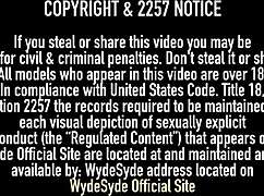 I watch sensi make sara jay's big ass bounce on her massive dick with dirty talk and big clit play.