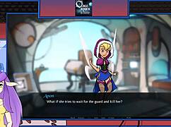 Blonde Princess Meets Redhead In Anime Cartoon Adventure Part 10