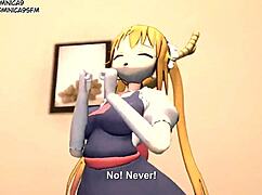 Tohru: 'Maid dragon naked for sex.'