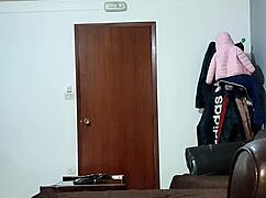 Colombian babe feels wild masturbating after party with that hot ass