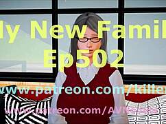 redhead with small tits in my new family