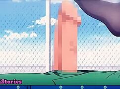 Horny teen 18+ get large cock stuffed in her pussy game play