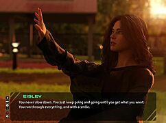 Move The Chains 05 - Stunning Long Haired Brunette Wants To Talk About The Old Days Taboo Hentai 3d Game