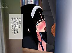 Netorare In Akiba With Blowjob And Creampie