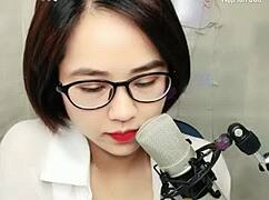 Beautiful Korean Girl Livestreams Seductively