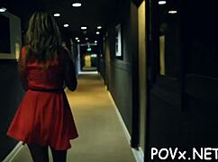 Cute teen turns wicked in intense sex contest with blowjob and fucking