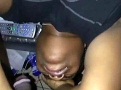 Big booty midget sneaks into my house. I can't resist her ebony curves and wild moves.