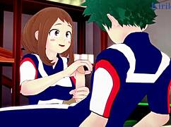 Ochako And Izuku Intense Sex!