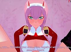 Zero two is having hard sex with darling