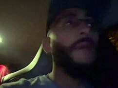 My friend and i played with my bosss cock in his car